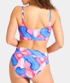 High-Waist Fold-Over Bikini Bottom