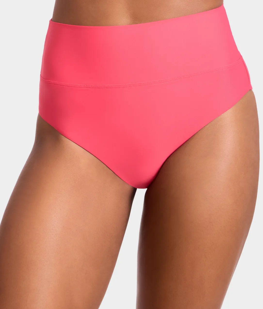 High-Waist Fold-Over Bikini Bottom