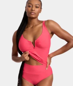 High-Waist Fold-Over Bikini Bottom
