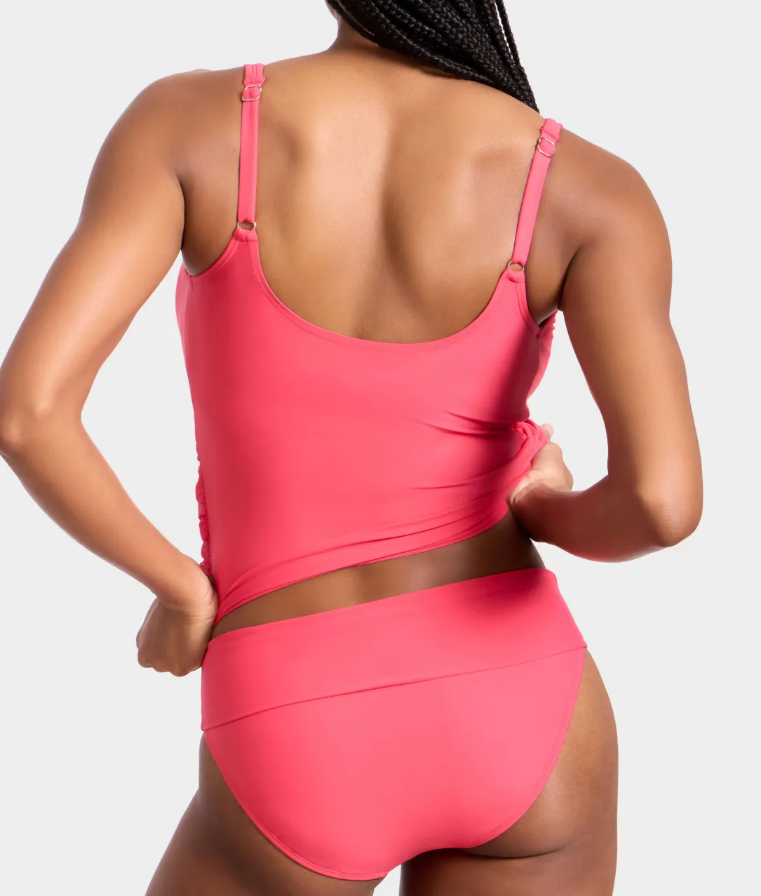 High-Waist Fold-Over Bikini Bottom