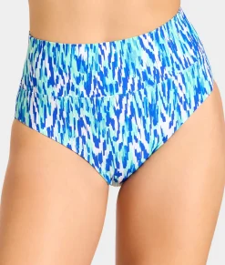 High-Waist Fold-Over Bikini Bottom