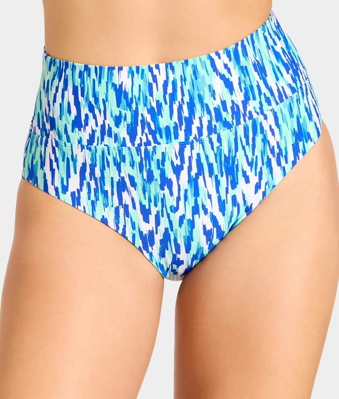 High-Waist Fold-Over Bikini Bottom