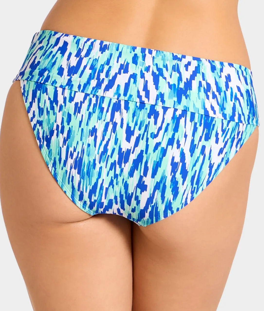 High-Waist Fold-Over Bikini Bottom
