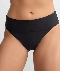 High-Waist Fold-Over Bikini Bottom
