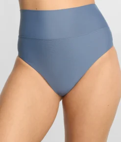 High-Waist Fold-Over Bikini Bottom