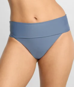 High-Waist Fold-Over Bikini Bottom