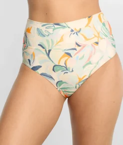 High-Waist Fold-Over Bikini Bottom