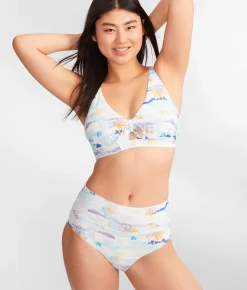 High-Waist Fold-Over Bikini Bottom