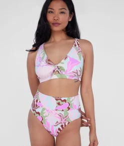 High-Waist Fold-Over Bikini Bottom