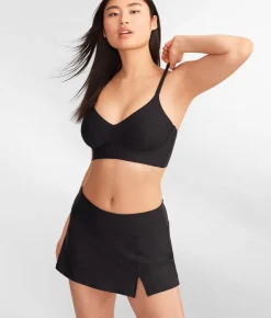 High-Waist Skirted Bikini Bottom