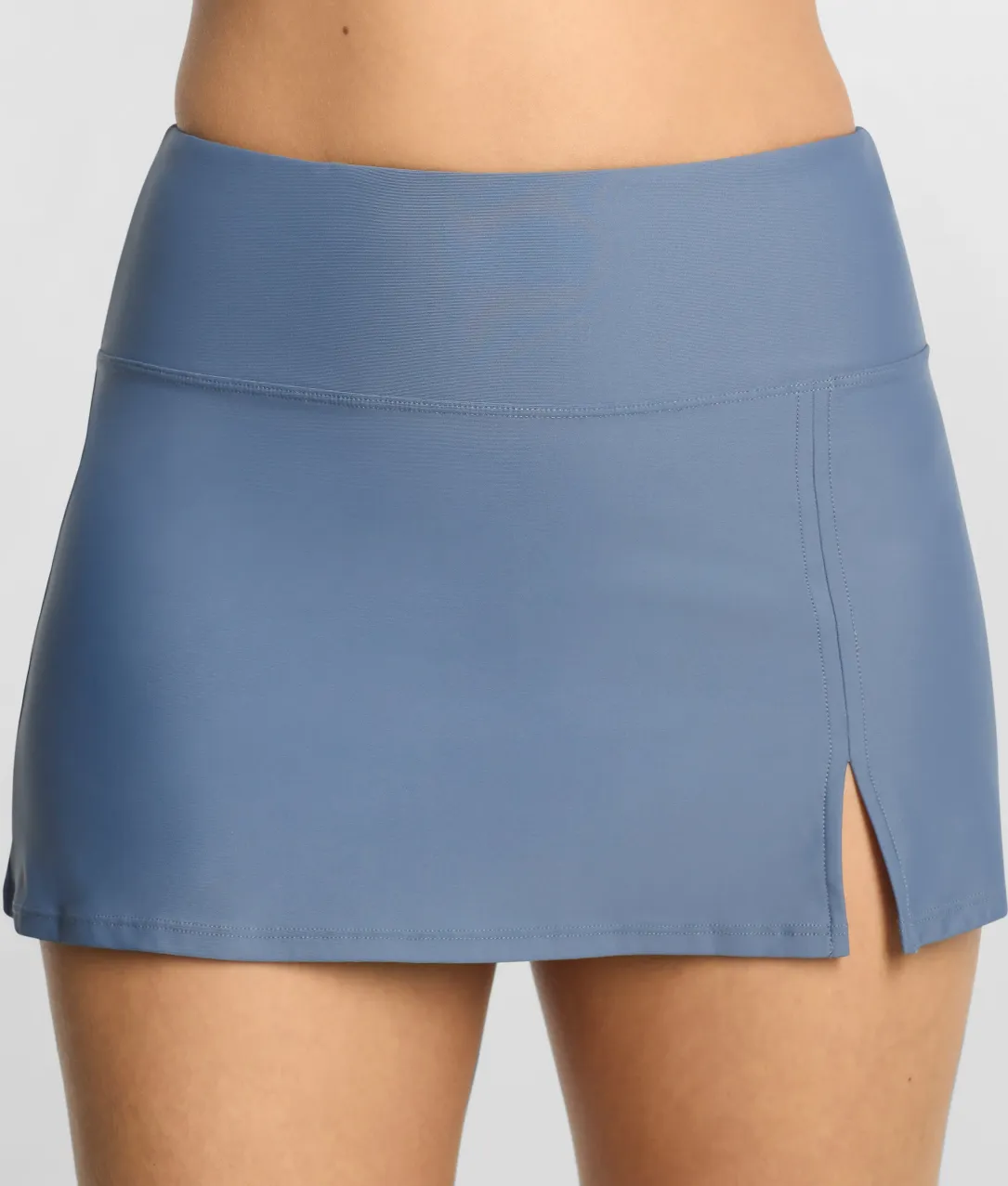 High-Waist Skirted Bikini Bottom