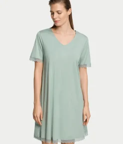 Inaya Scalloped Lace Cotton Nightgown