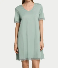 Inaya Scalloped Lace Cotton Nightgown