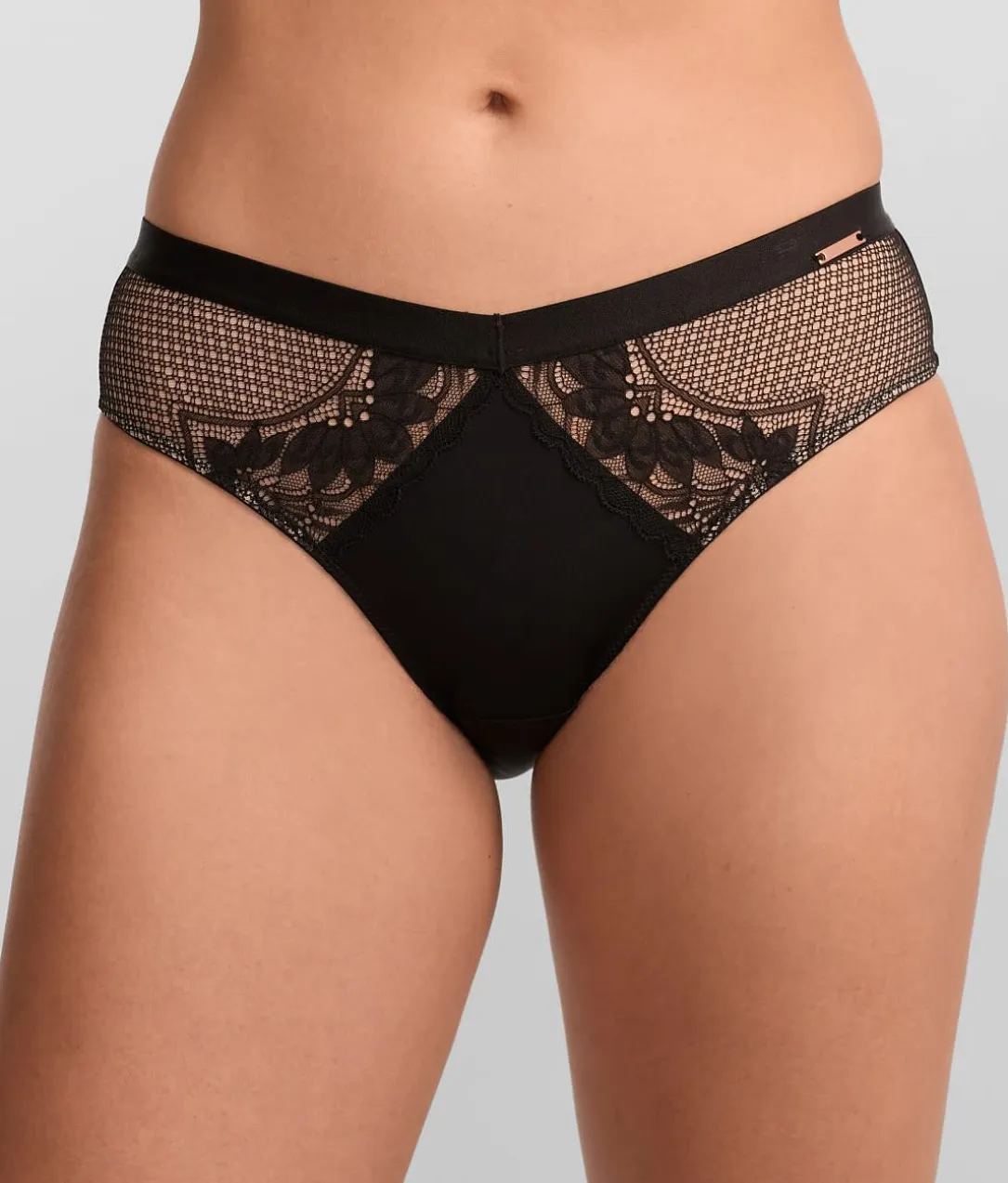 India Gatsby Lace V-Brief