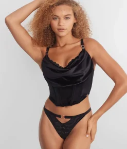 India Metallic Lace G-String
