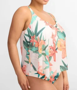Island Flora Captive Underwire Tankini Top