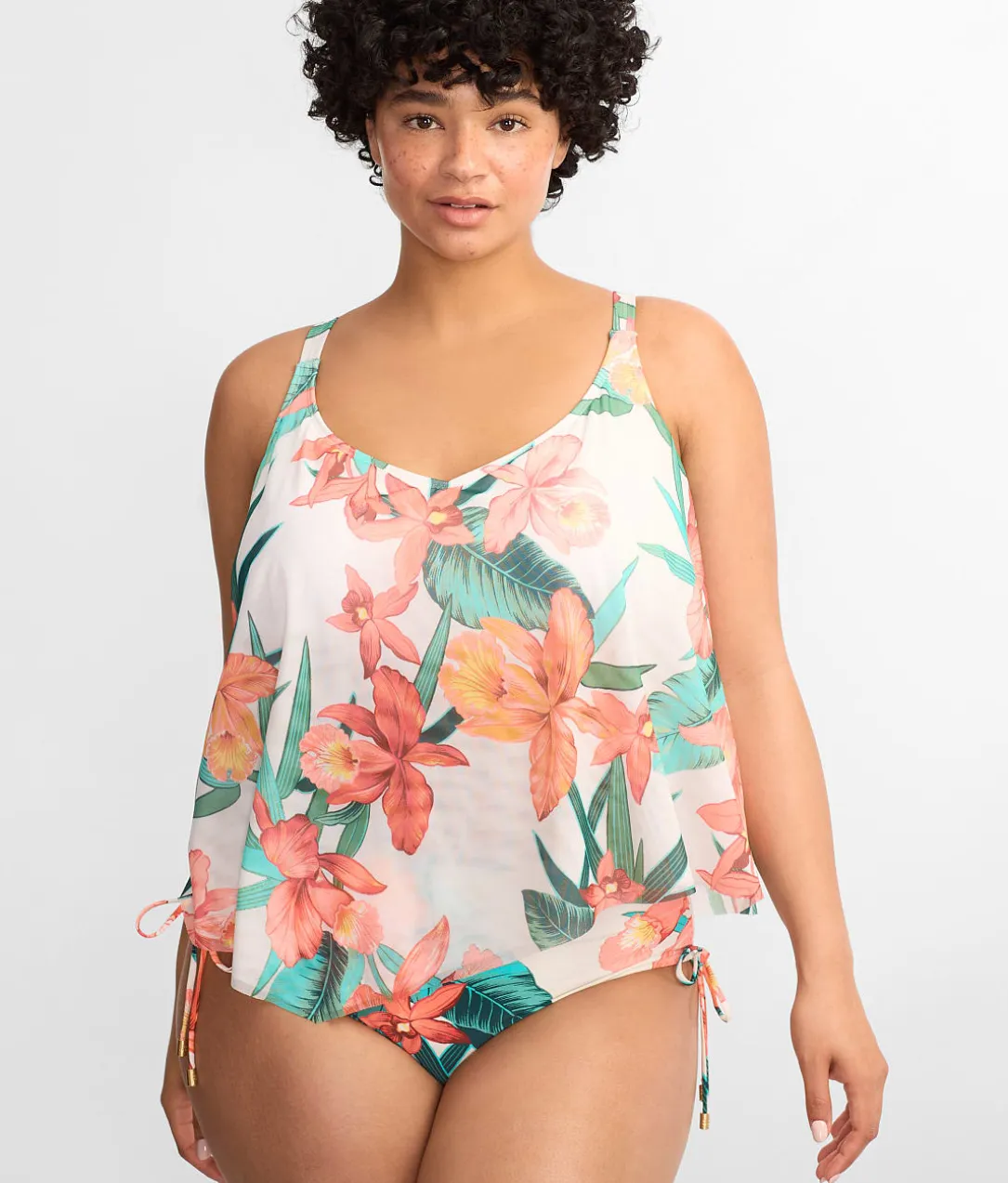 Island Flora Captive Underwire Tankini Top