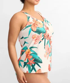 Island Flora Core Underwire Tankini Top