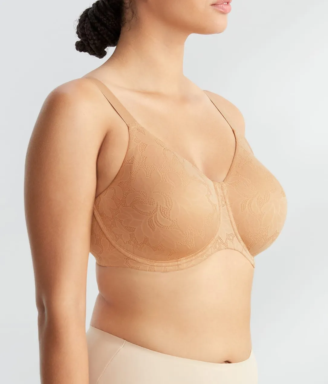 Jacqueline Jacquard Minimizer Bra