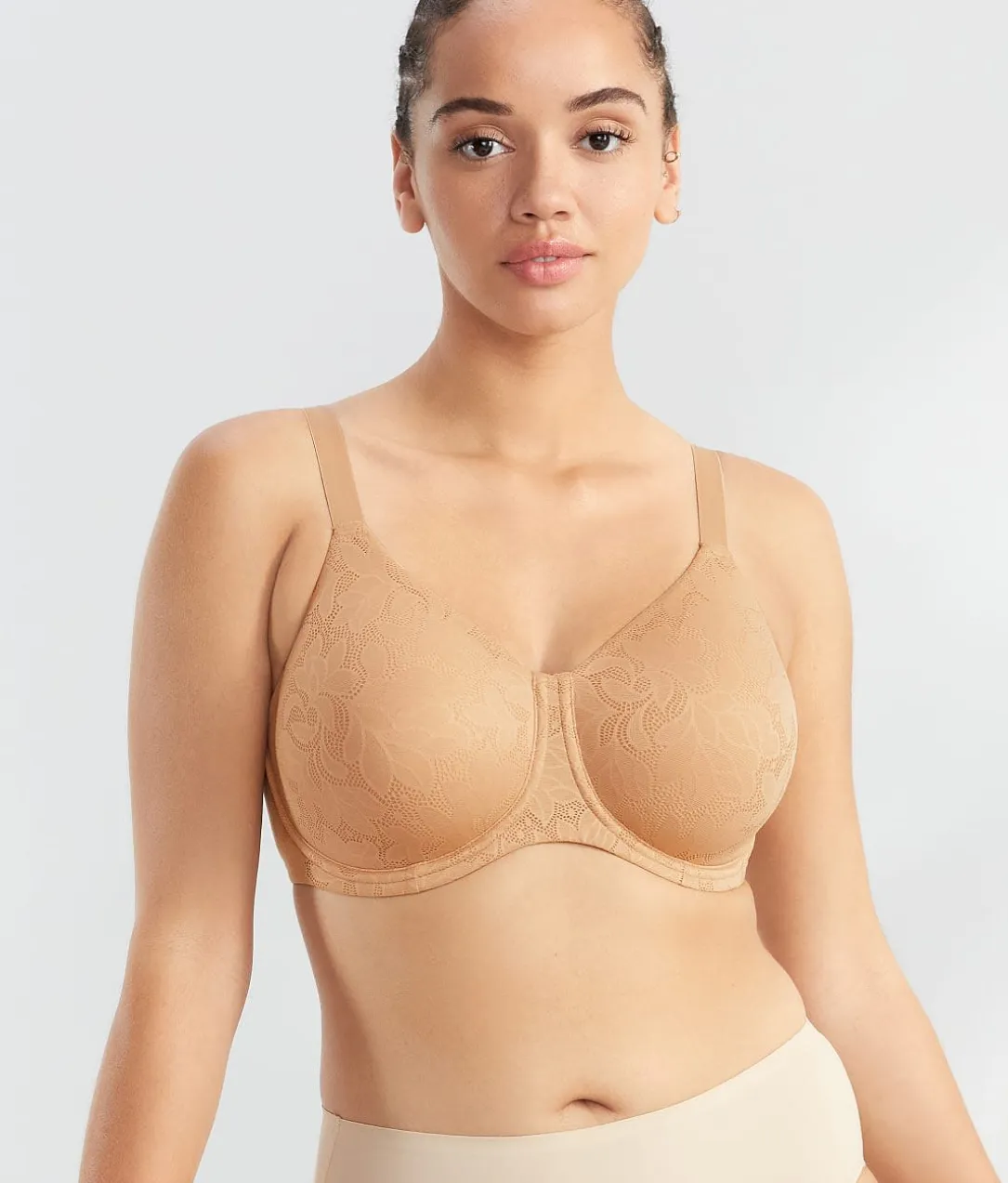 Jacqueline Jacquard Minimizer Bra