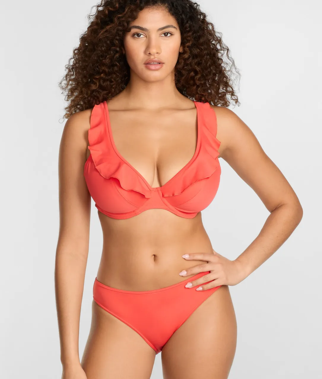 Jewel Cove Ruffled Bikini Top