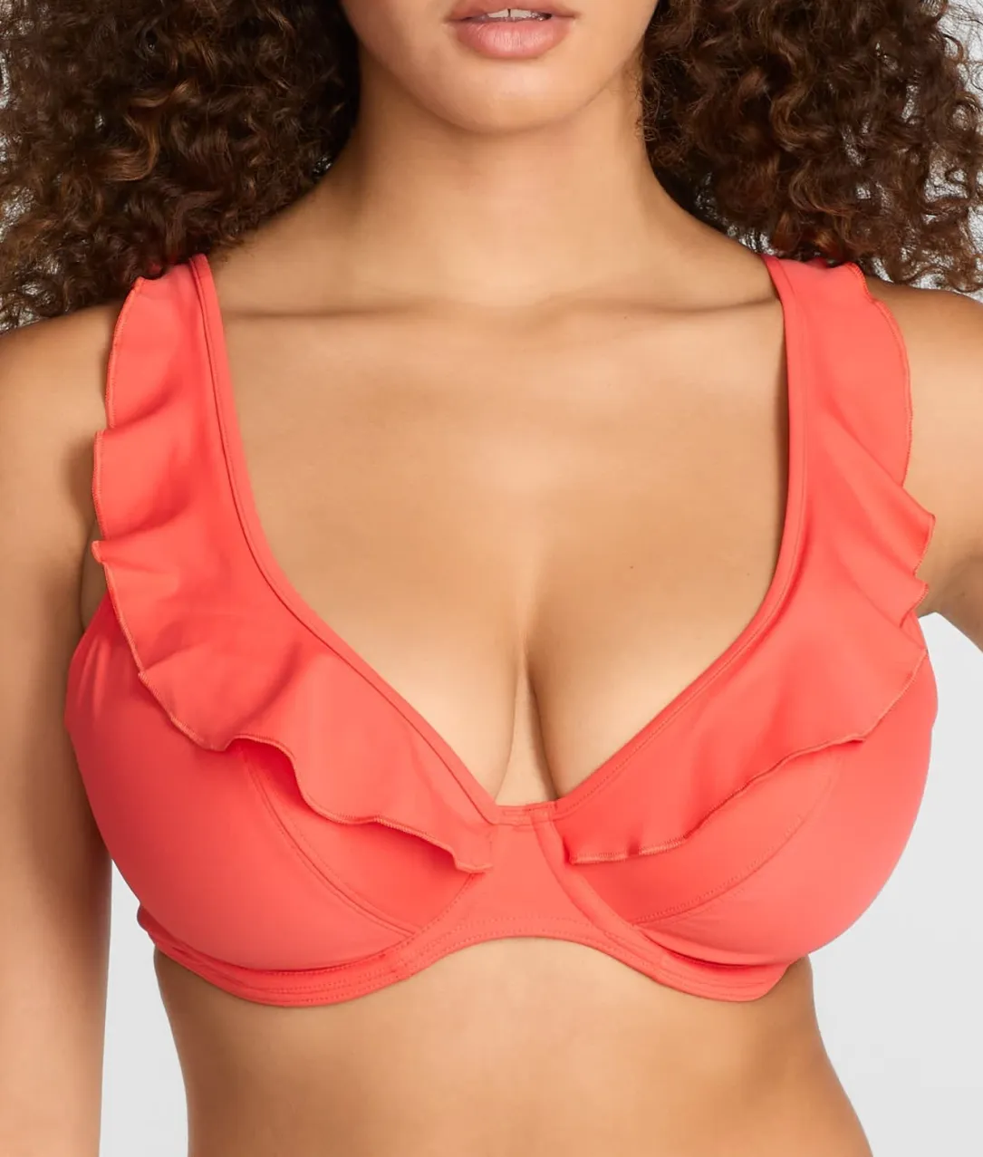 Jewel Cove Ruffled Bikini Top