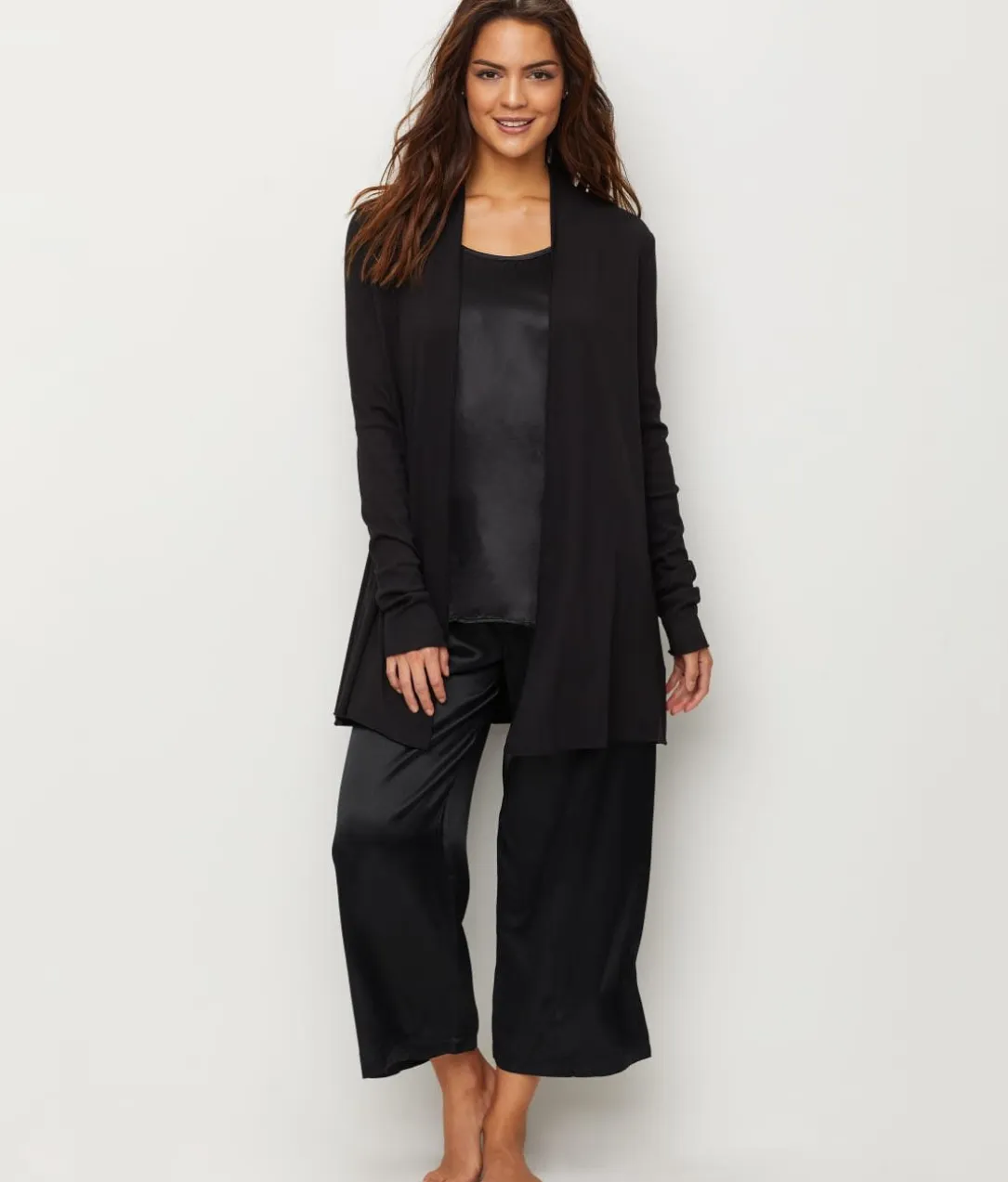 Jolie Satin Ankle Pants