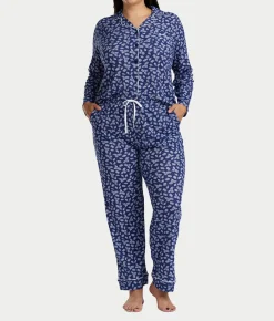 Jolly & Bright Long Sleeve Notch Pajama Set