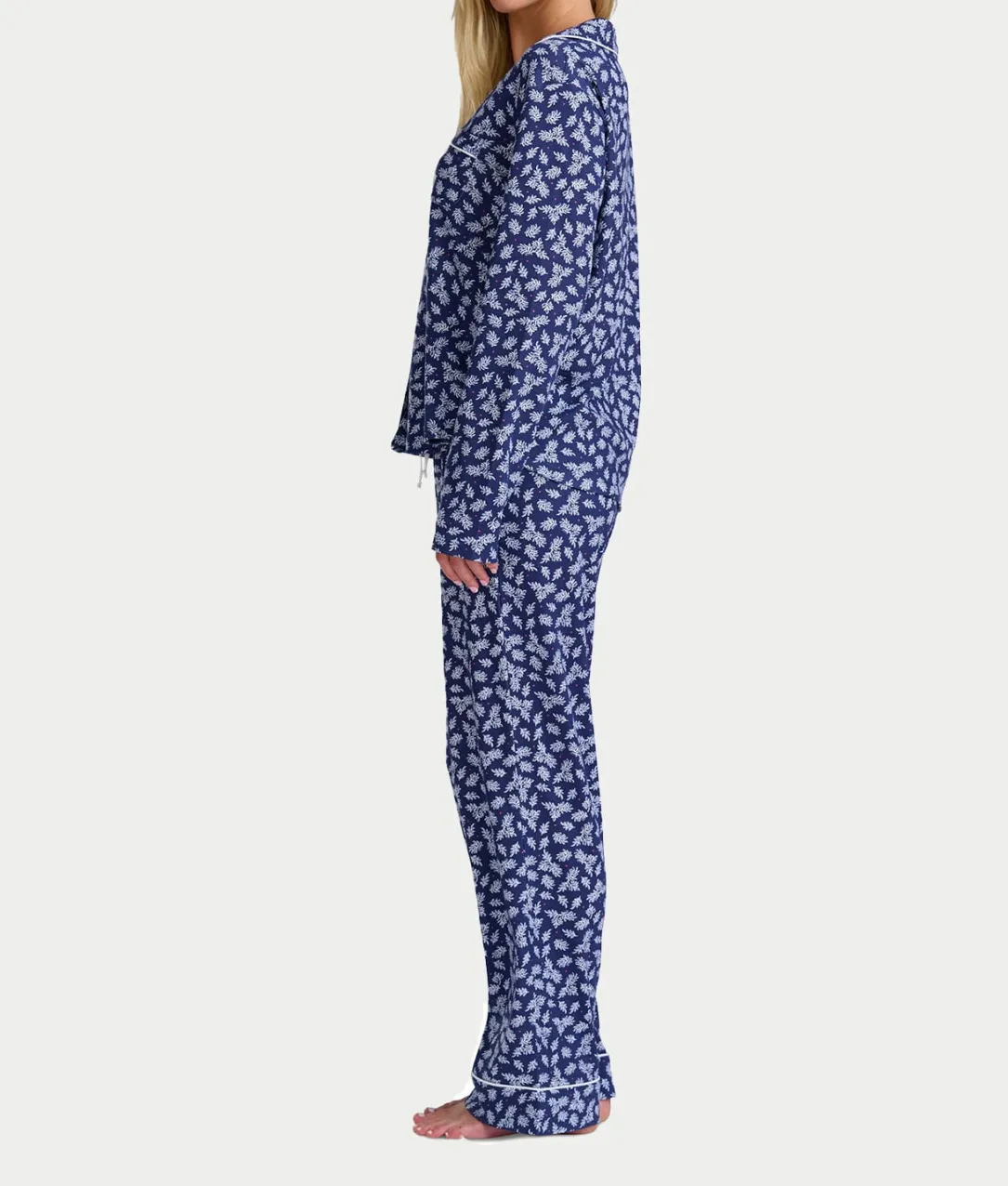 Jolly & Bright Long Sleeve Notch Pajama Set