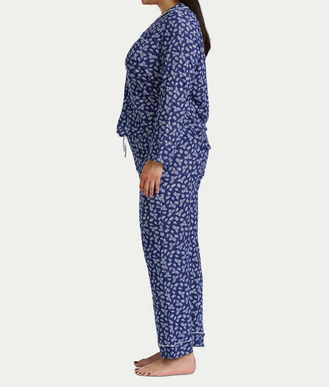 Jolly & Bright Long Sleeve Notch Pajama Set