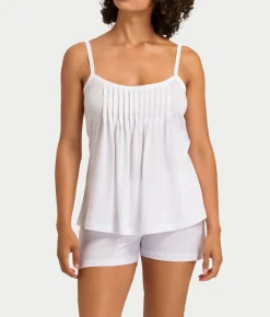 Juliet Pleated Cotton Pajama Set