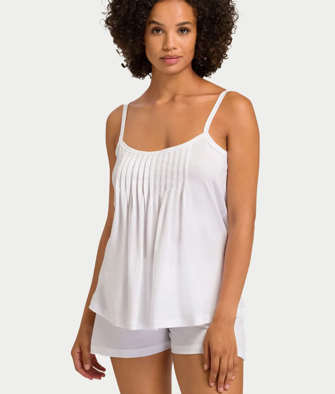 Juliet Pleated Cotton Pajama Set
