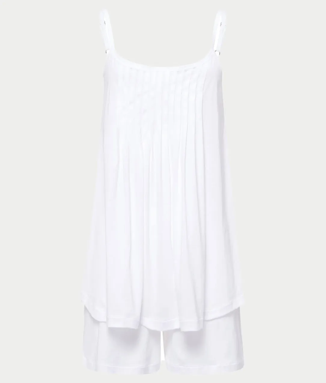 Juliet Pleated Cotton Pajama Set