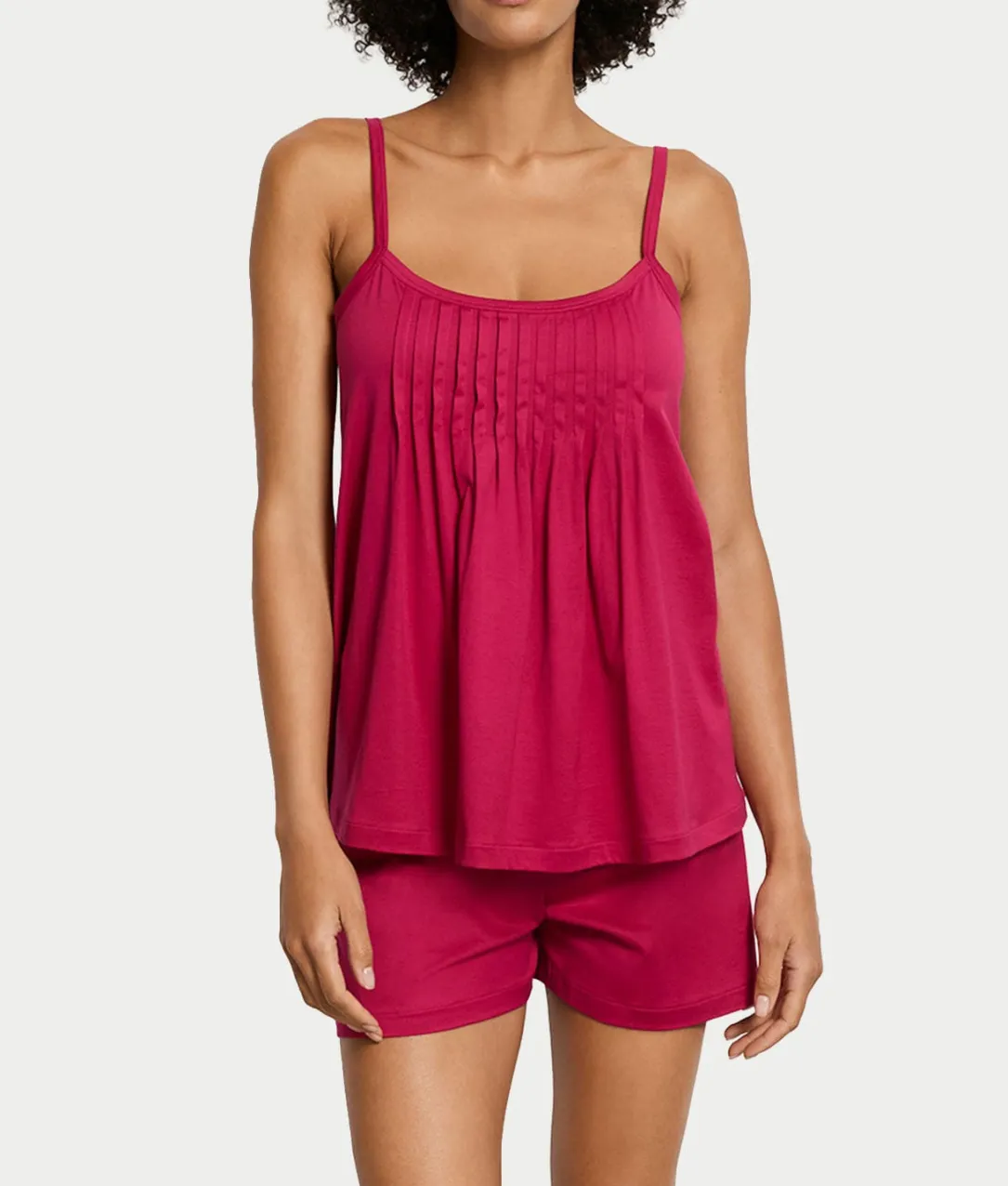 Juliet Pleated Cotton Pajama Set