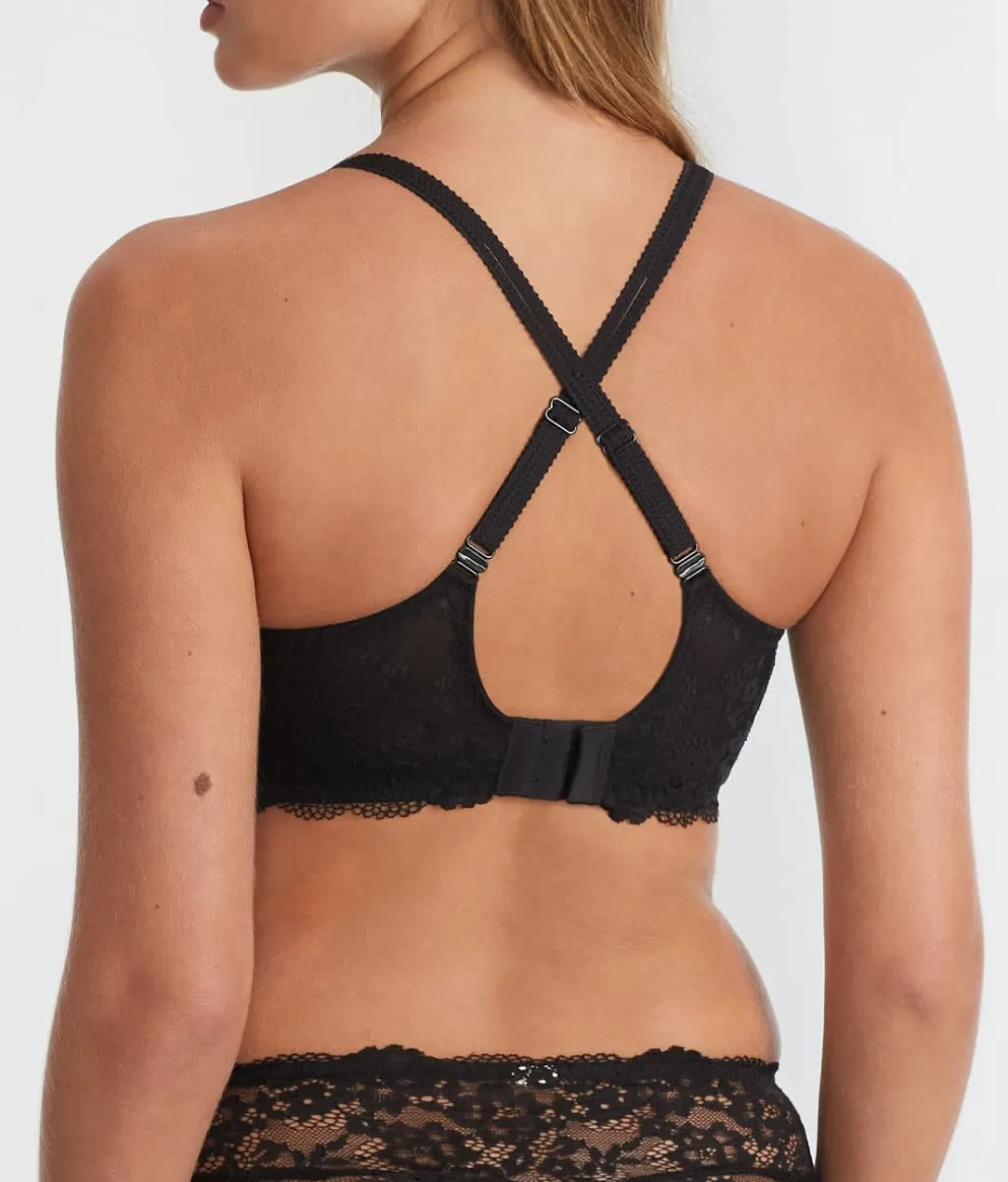 Lace Unlined Side Support Bra