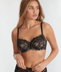 Lace Unlined Side Support Bra