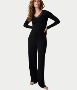 Lacey Basics Knit Pajama Set