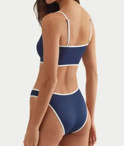 Logo Icons Crop Cami Bikini Top