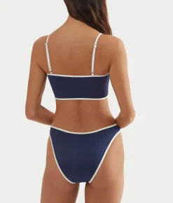 Logo Icons Crop Cami Bikini Top