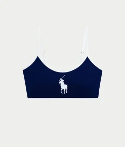 Logo Icons Crop Cami Bikini Top