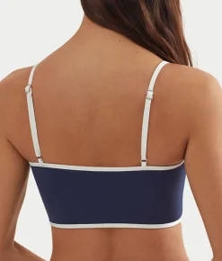 Logo Icons Crop Cami Bikini Top