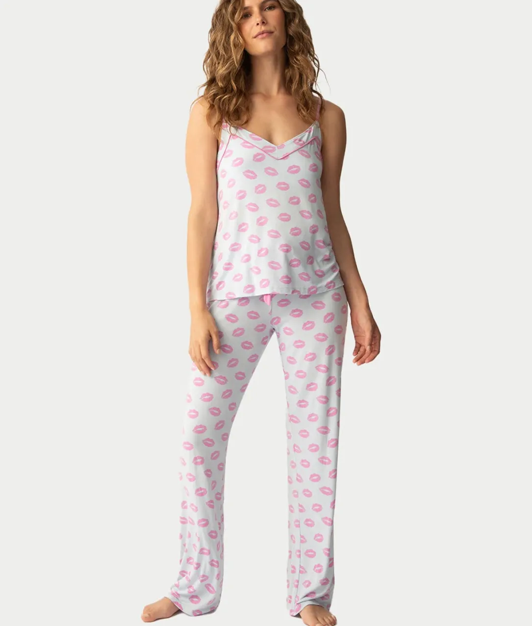 Lovely Dreams Modal Knit Pajama Set