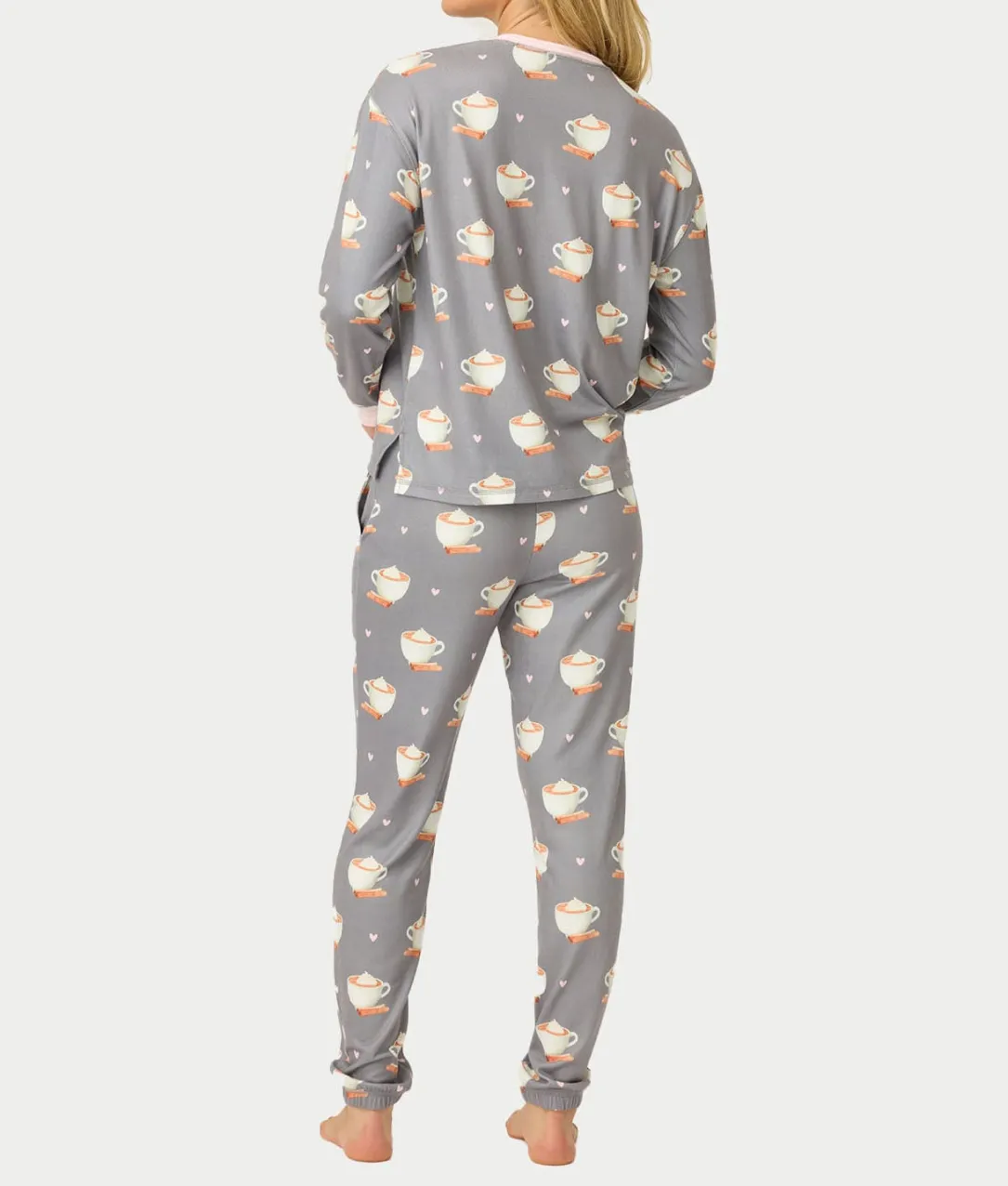 Love You A Latte Knit Pajama Set