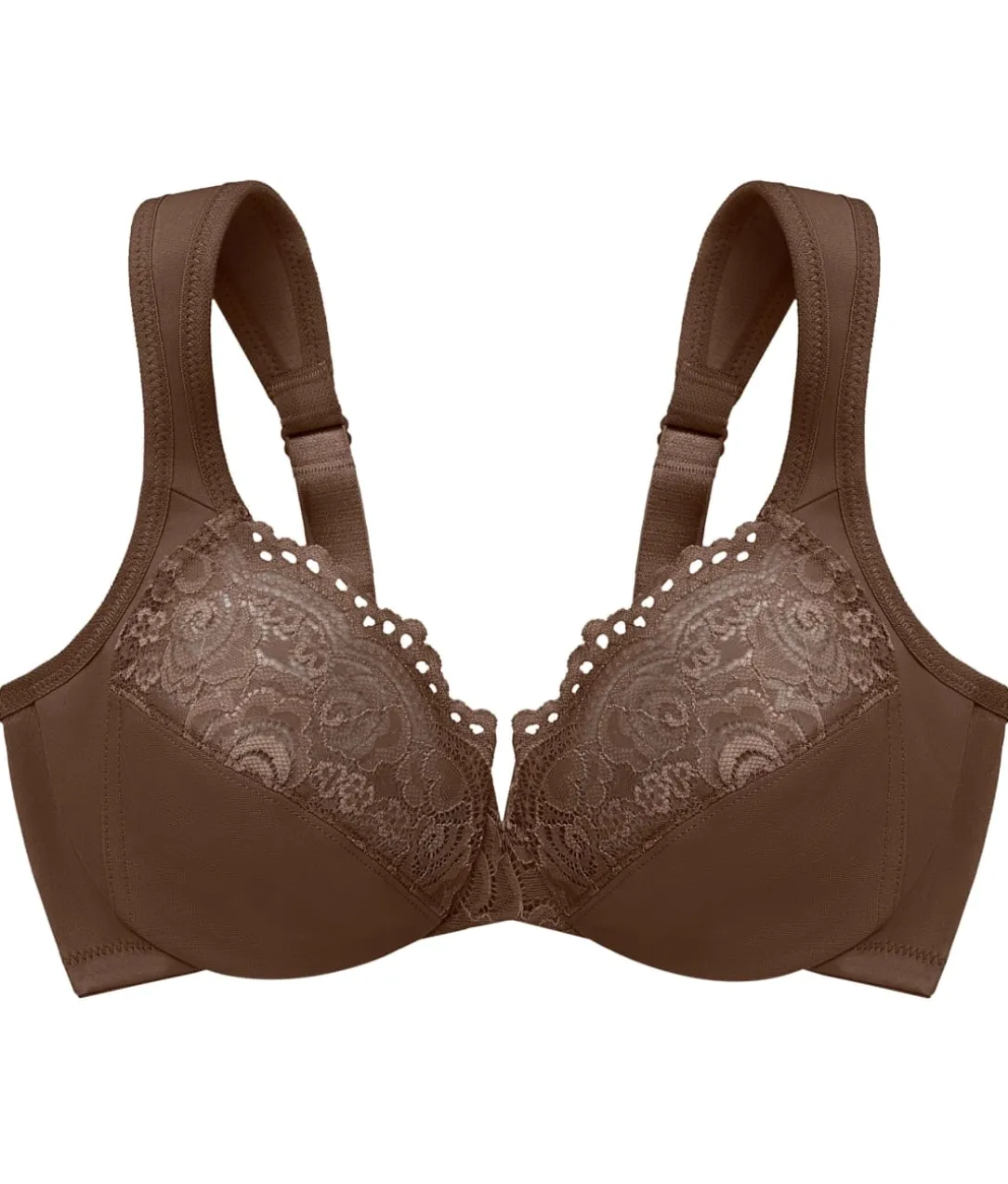 Low Cut WonderWire Lace Bra