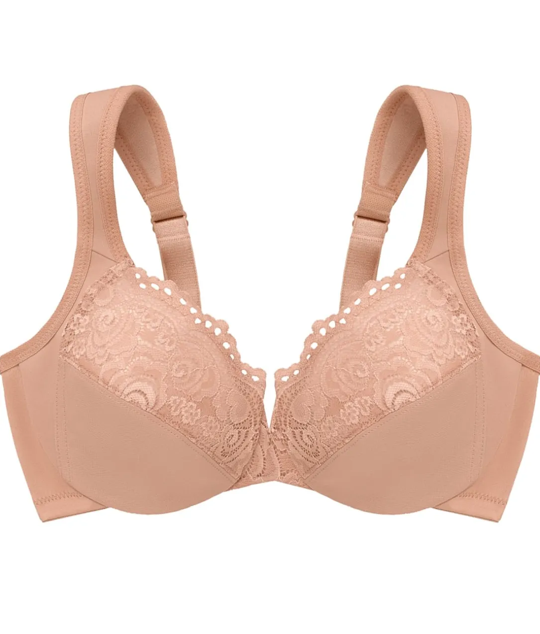 Low Cut WonderWire Lace Bra