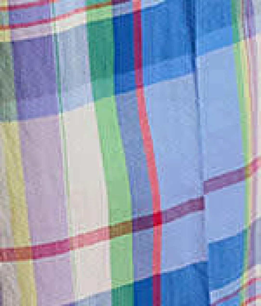Madras Plaid Ruffle Cami Woven Pajama Set