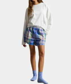 Madras Plaid Woven Boxer