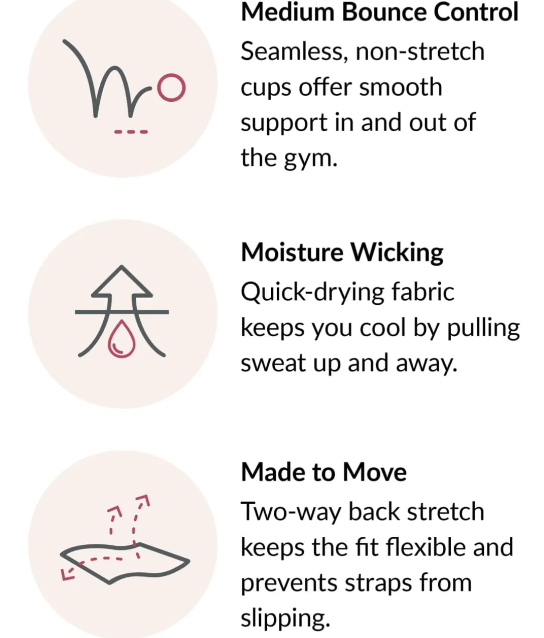 MagicLift Seamless Wire-Free Sports Bra
