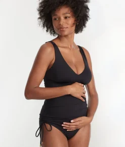 Maternity Adjustable Side Tie One-Piece