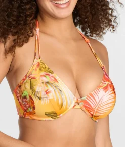 Miami Sunset Halter Bikini Top
